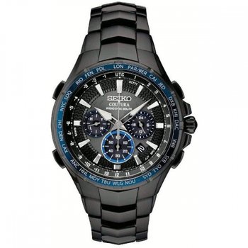 [해외] SEIKO SSG021 Coutura World Time Chronograph [] (세이코) 태양 전파 월드 타임 크로노 그래프
