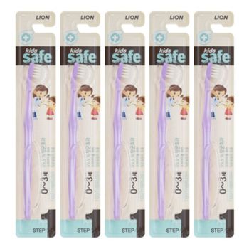 키즈세이프 칫솔 0~3세 1단계 5개입 구강용품