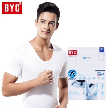 BYC JLJM0382 남성 기능성에어로쉬 흡수속건 반팔런닝 DOLA1118