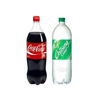 [코카콜라] [M]코카콜라 업소용 1.25L 3입 + 칠성사이다 업소용 1.25L 3입 (52444074)