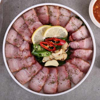 황토가마 참나무장작 훈제 삼겹살 300g
