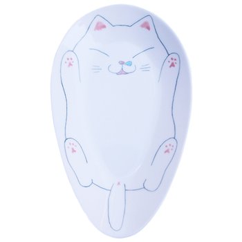 부뚜막고양이 야봉이 물방울 접시 L