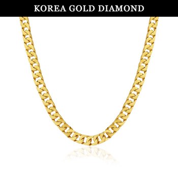 남자 순금 목걸이 면 체인 24K 75g