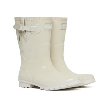 락피쉬웨더웨어 IT1SHBG1RB001 [× ILLIT] ORIGINAL RAIN BOOTS SHORT DOT - IVORY 6210082
