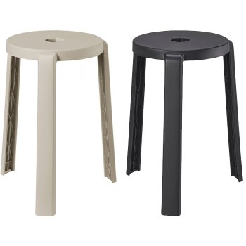 이케아 IBBARBO 이바르보 원형 스툴 45cm/원형의자/보조의자/화장대의자/간이의자/식탁의자