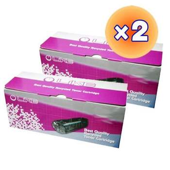 HP 883YLK57 CF283X 재생토너 2개 세트(대용량 2200매)