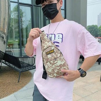 [ME1NNNQ3_5B]남자라면 패턴 학생크로스백 다용도 슬링백