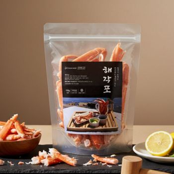 성진홀푸드 영덕 해각포 100g 말린 손질 홍게다리포 대게포 붉은대게 다리살 [원산지:국산(경상북도 영덕군)]