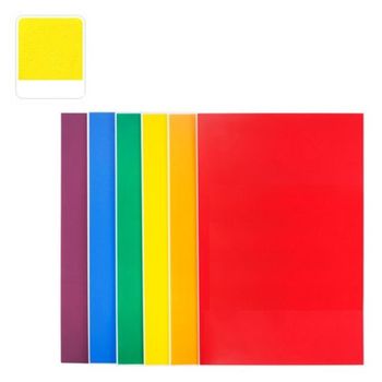 현진 IE53TQ40 단면칼라보드롱/우드락 2절 CB-17 노랑/600x900mm 박스(30개입)