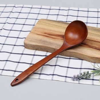 고품질 옻칠 목국자 나무 요리 국자 장미목옻칠 우드국자 27A 나무...