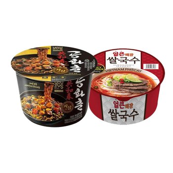 공화춘 짜장 160g 6개 + 얼큰해장쌀국수 65g 6개 총12개