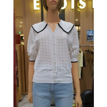 [에고이스트] 세일러카_라 배색 숏가디건 EM2KG-960 (P002034559)