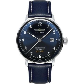 [해외] 제플린 시계 힌덴부르크 8056 3 자동 시스루 백 가죽 스트랩 40mm 393169