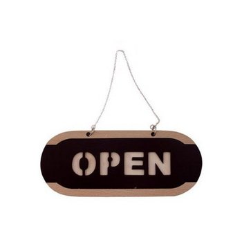 아트사인 OPEN CLOSED(소) 우드 6702 표지판