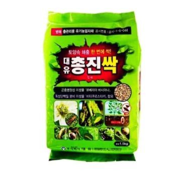 텃밭밑거름 김장배추밑거름 총진싹 입제 3Kg 토양살균제 밑거름 배추밑거름 고추밑거름