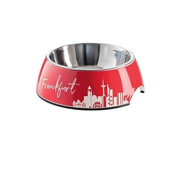 독일 헌터 멜라민 강아지 식기 Frankfurt Melamine Bowl with 스테인리스 스틸 350 ml Red 14416