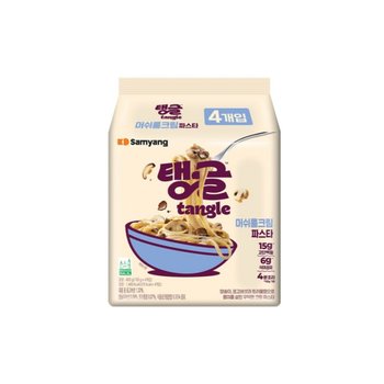 오뚜기 삼양 탱글 머쉬룸크림 파스타 105g 멀티 4입 2개