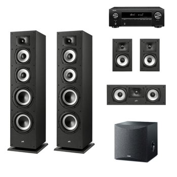 데논 AVR-X250BT AV리시버 + 폴크오디오 XT70 5.1채널스피커(100)