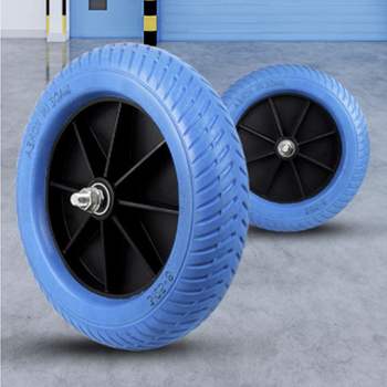 수레바퀴 13인치 핸드카 대차 구르마 발포 우레탄바퀴