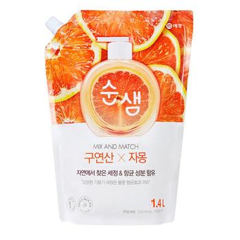 순샘 구연산 자몽 주방세제 1.2L 리필_P301754984