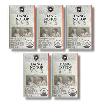 [건강나라] 트루포뮬러 당노톱 500mg x 60정 5박스