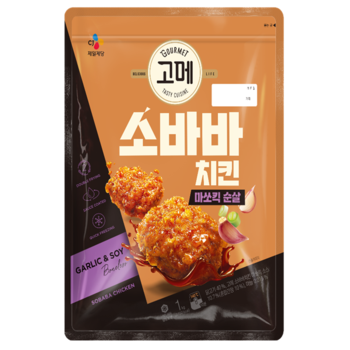 [트레이더스]CJ 고메 소바바치킨 마쏘킥 순살 1kg