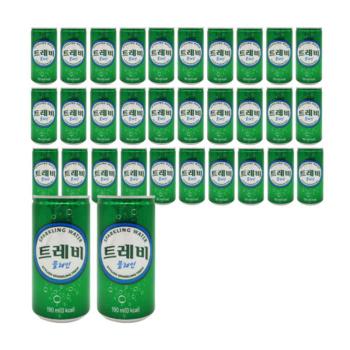 [롯데칠성] 트레비 플레인 190ml 탄산 30개 (S31028151)