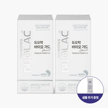 바이오가드 30포(30일분) 2개 / 패밀리 유산균 프로바이오틱스 + 10일분 추가증정