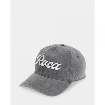 [해외] RVCA 여성용 산산 워싱 자수 모자 - 워시드 블랙 7982437