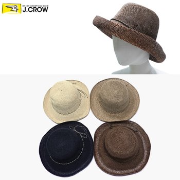 우아한 끈리본 여성 밀집 챙모자 (JCCS-CSC1020)