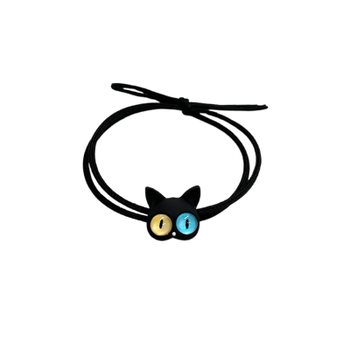 [해외] LUPIS 헤어 고무 액세서리 고양이 오드아이 고유 동물 조랑말