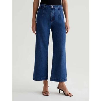 [해외] 아드리아노 골드슈미드 데님 팬츠 Ag Jeans Daneel 하이라이즈 와이드 레그 크롭 진 미드소마