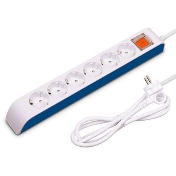 안전한 멀티탭 6구 하이탭 전기연장선 5M 일반 멀티코드 굵은 선 연결콘센트