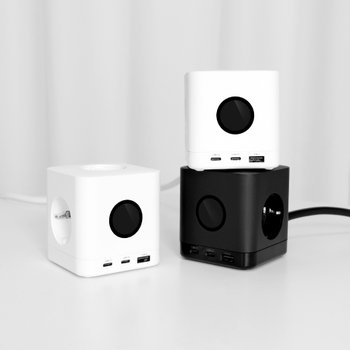 에코너 MT16 멀티탭 큐브 USB 타워형 고용량 멀티 콘센트 릴선형 1.8M