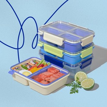 코코라커 캔디팟 칸칸나눔 반찬통 4P 세트(2color)