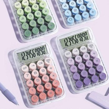 계산기 키보드형 투명 컬러 기계식 예쁜 그라데이션 (WFKBS7A)