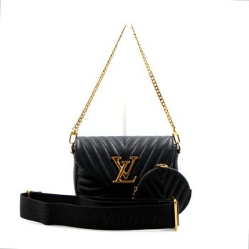 [중고] 루이비통 뉴 웨이브 멀티 포쉐트 크로스백 블랙 M56461 152894122