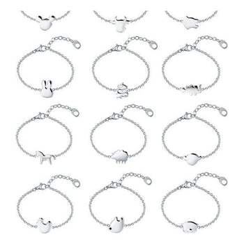 꼼에스타 유아동주얼리 12지신 실버미아방지팔찌