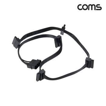 TBZ Coms IDE to SATA 전원 5분배 젠더 케이블 확장 스플리터 NC045