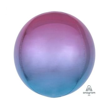 PWM - DK 오브옹브레은박풍선(핑크퍼플블루)생일