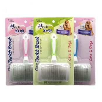 애견브러쉬 DM27JG54 도기프랜드 원터치 브러쉬 M