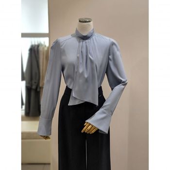 품절임박 제이제이지고트 턱 타이 실키 커프스 블라우스 GP2A0BL201 9379585