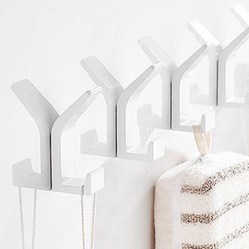 s328 블랙앤화이트 후크 걸이 화이트 매직후크 7027B