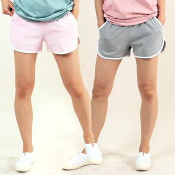 빅사이즈 여성 베이비3부배색반바지 WX60B00 큰옷 (6612262A)