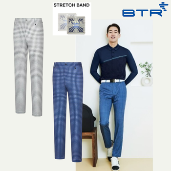 [BTR] 크리오(S) 남성 봄가을 골프 부드러운 스판성 허리밴딩 바지 BTP9141M