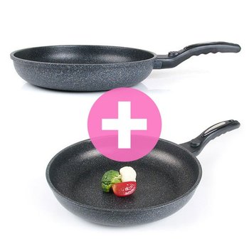 키친아트 첼로 양면마블코팅 후라이팬 28cm 1+1