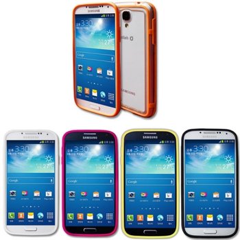 [우리디지털] 갤럭시S4용 클리어 범퍼케이스