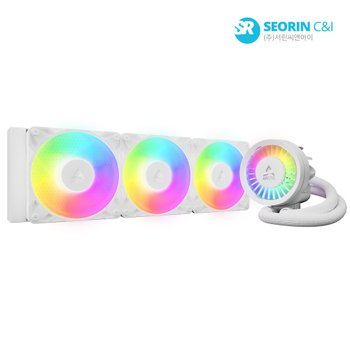 [서린공식] <b>ARCTIC</b> <b>Liquid</b> <b>Freezer</b> <b>III</b> PRO <b>360</b> A-RGB 서린 (화이트)
