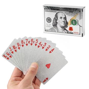 100달러 트럼프 카드(실버) 바이시클 홀덤 카드게임 (S17832290)