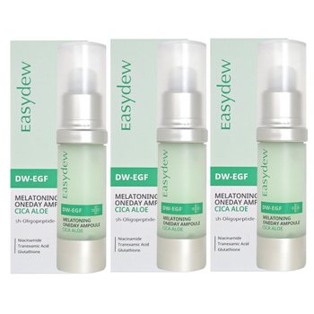 이지듀 앰플EGF 멜라토닝 원데이시카알로에 앰플 15ml 3개